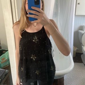 NWT Free People Embellished Star Tank